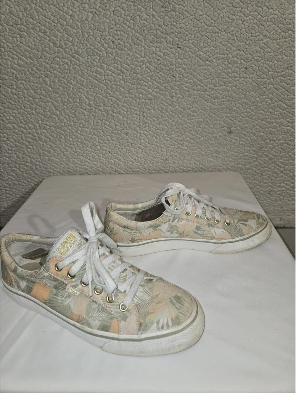 Keds Women's Sz 9.5 WF65973 Tropical Palm Print Coastal Cruise Vacation